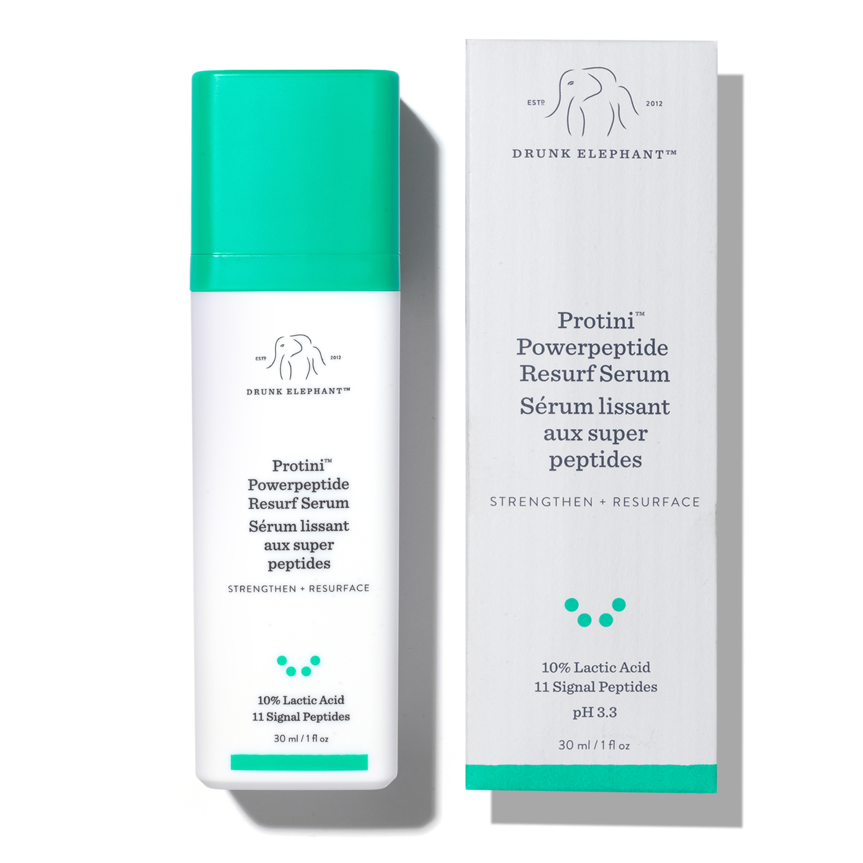 Drunk elephant protini powerpeptide resurf serum full size 1. oz town