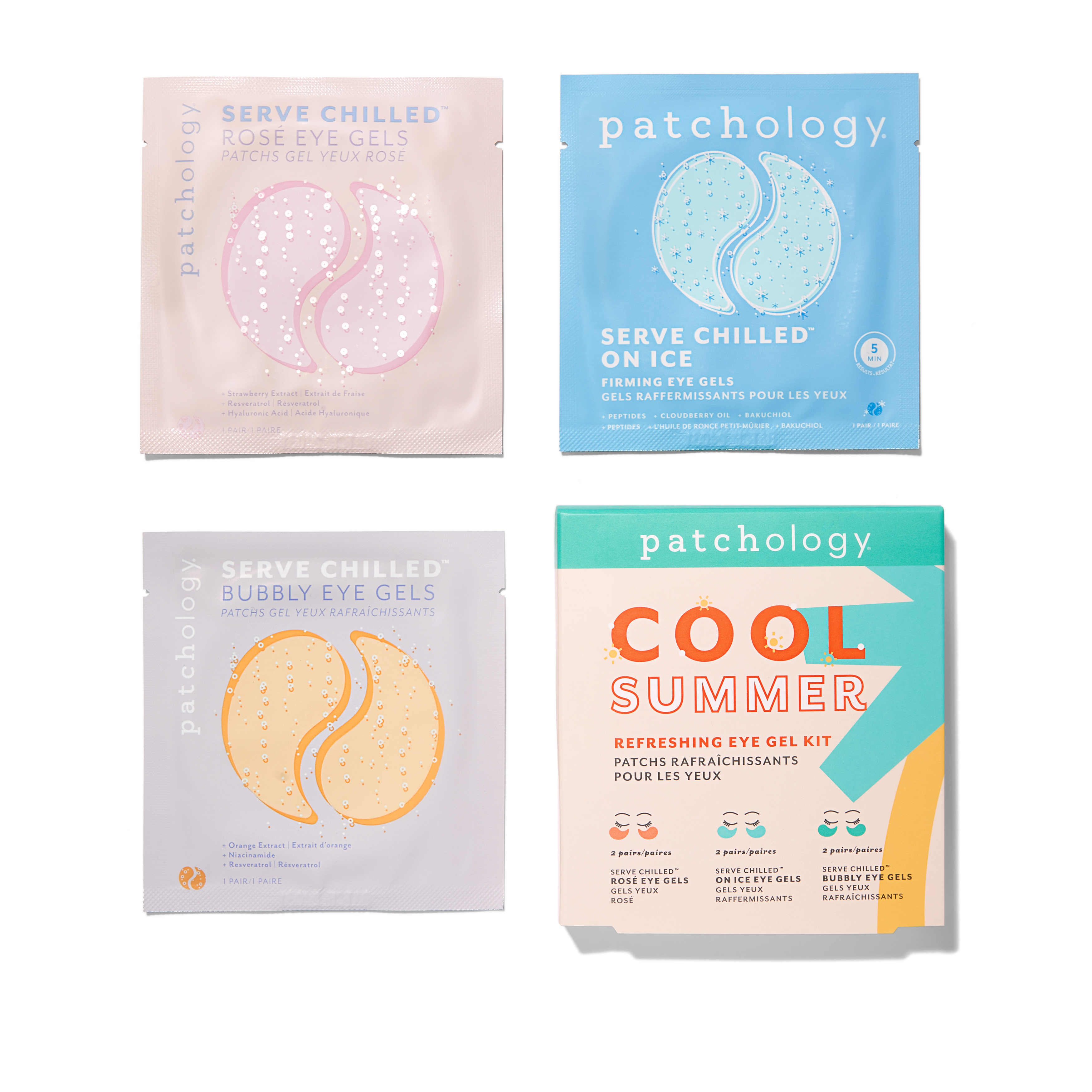 Patchology Cool Summer Refreshing Eye Gel Kit Space NK