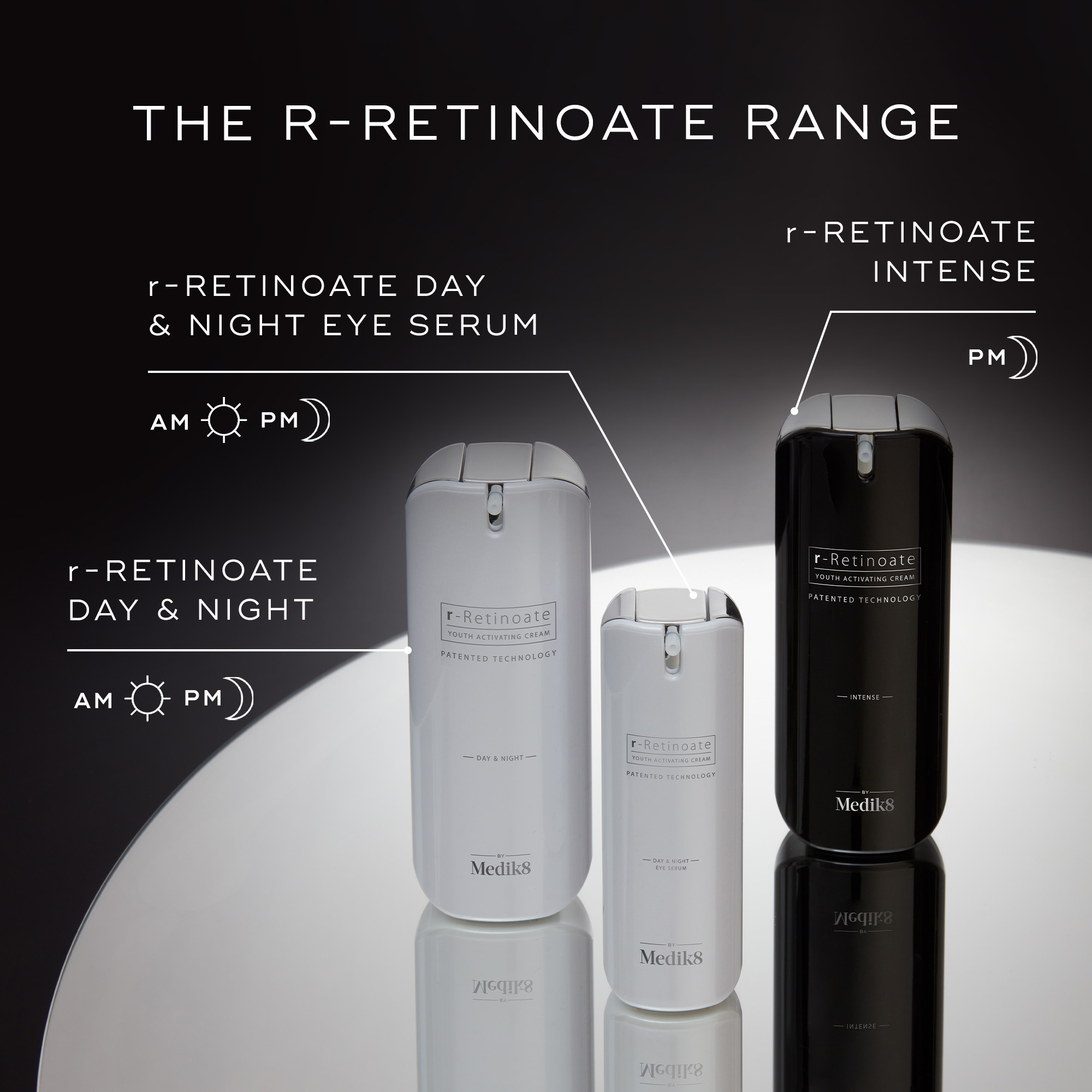 NEIGENE DAY8ml AND NIGHT SERUM 8ml　3本+1本 Medik8 r-Retinoate Day & Night Eye Serum | Space NK