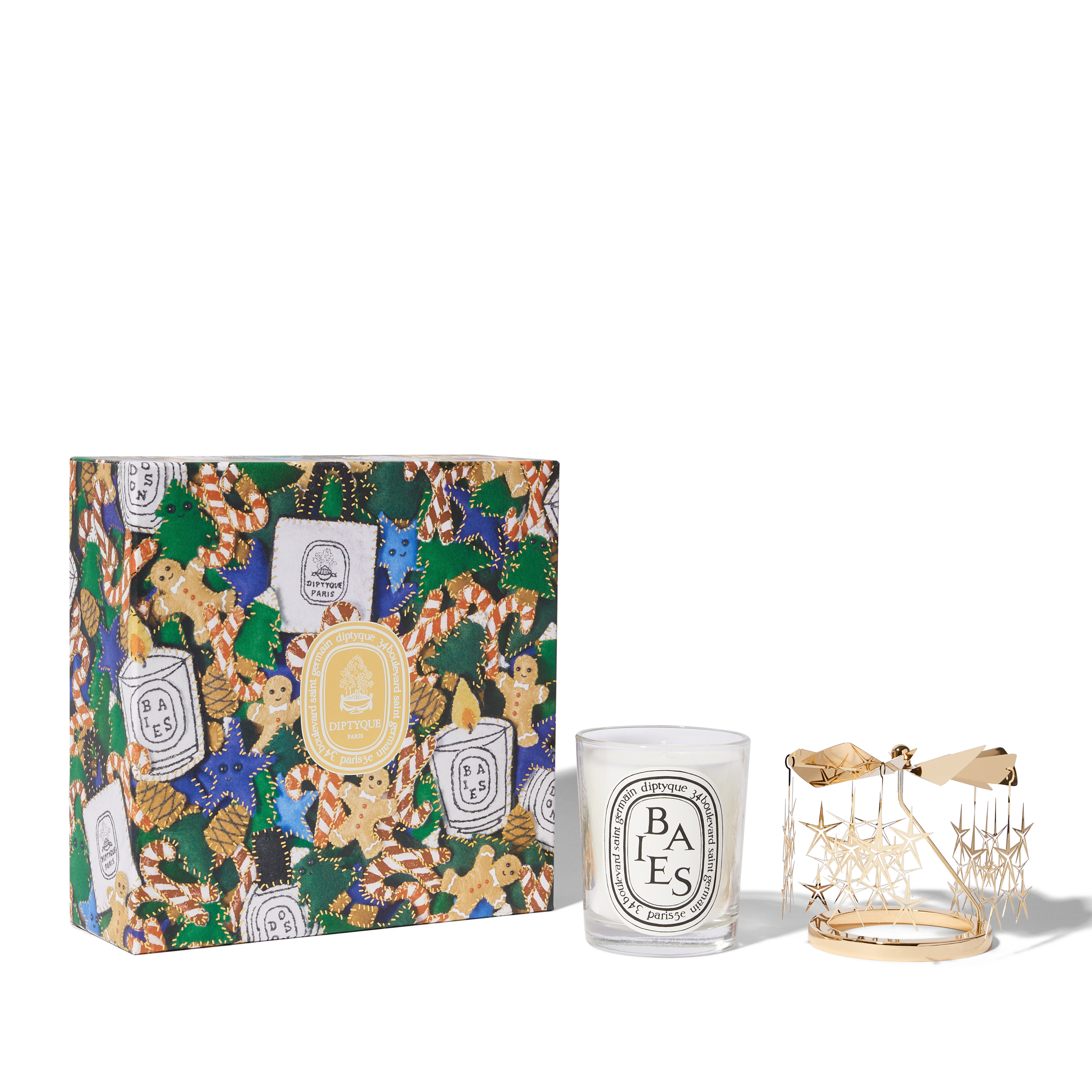 Diptyque Baies Scented Candle with Carousel | Space NK