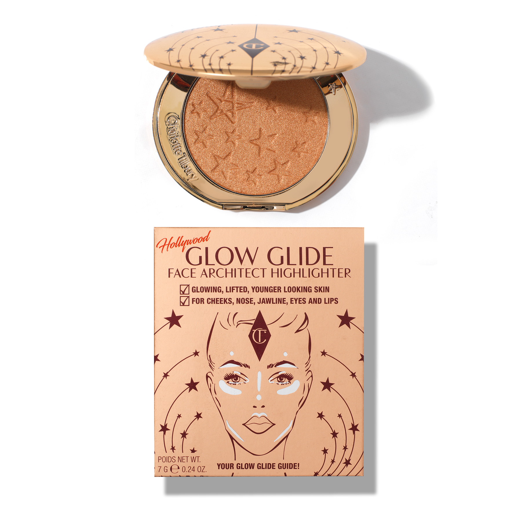 Charlotte Tilbury Hollywood Glow Glide Architect Highlighter