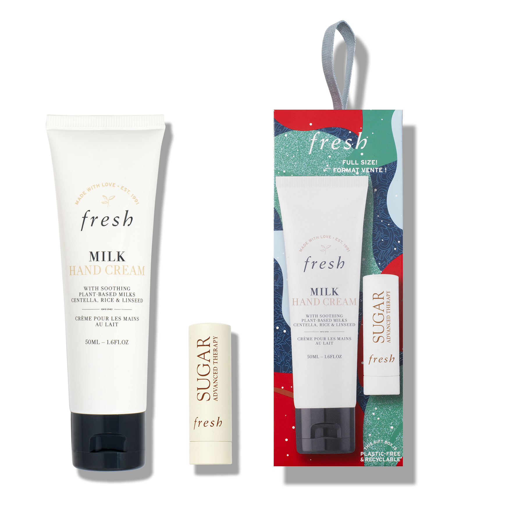 ケアリング Lotion, Milk, Cream セット 3 pc Hand Cream Gift Set Lavender,Rose Water,Goat Milk Organik