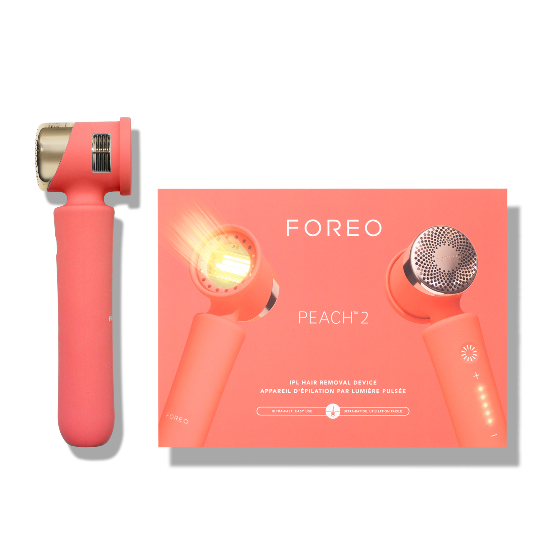 IPL | 2 Foreo Device Space Peach NK Hair Removal