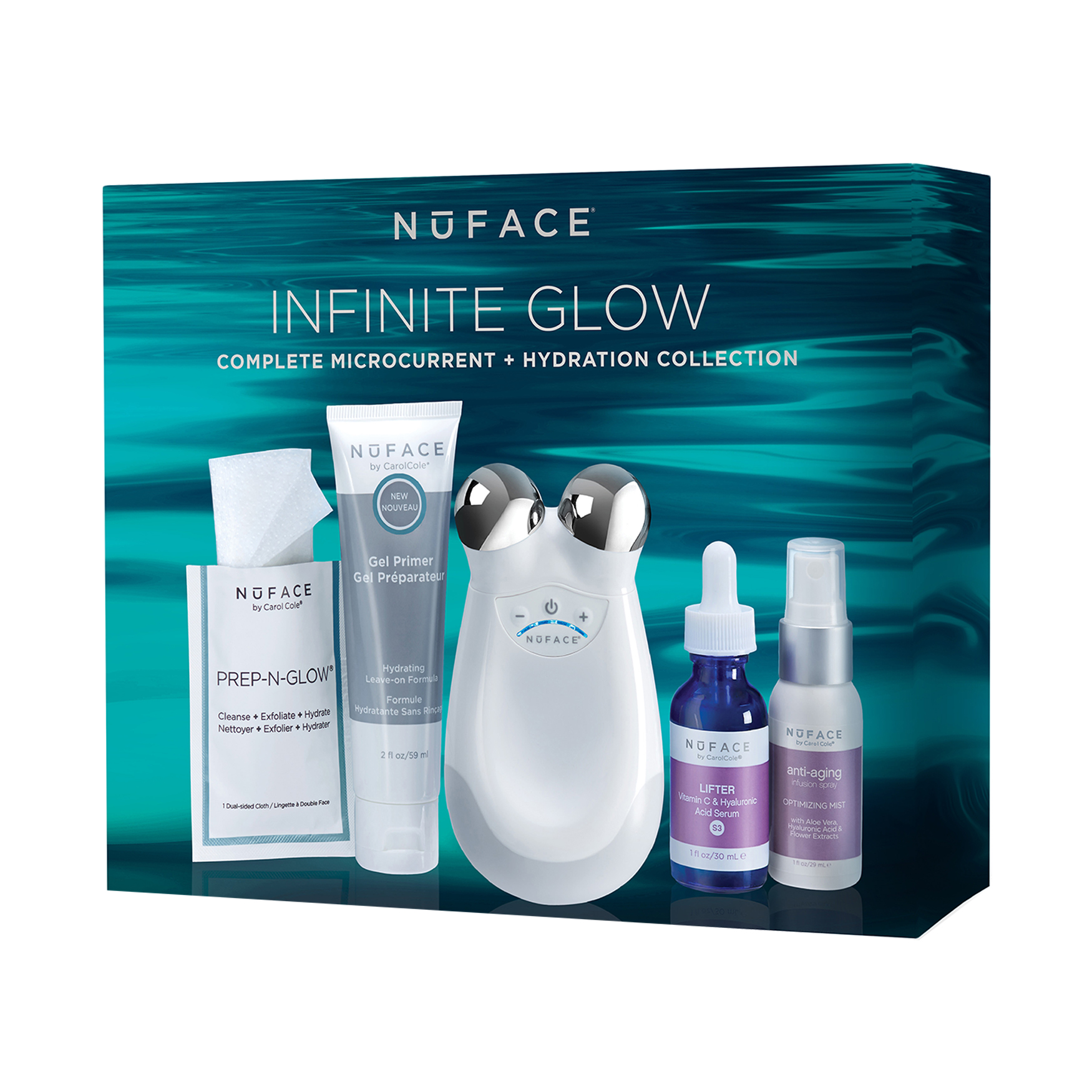 NUFACE NuFACE Trinity Infinite Glow Microcurrent + Hydration Collection