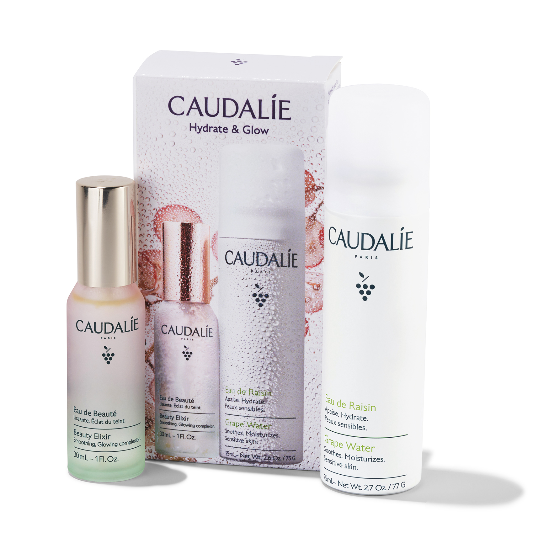 Caudalie Hydrate & Glow Mist Duo Set | Space NK