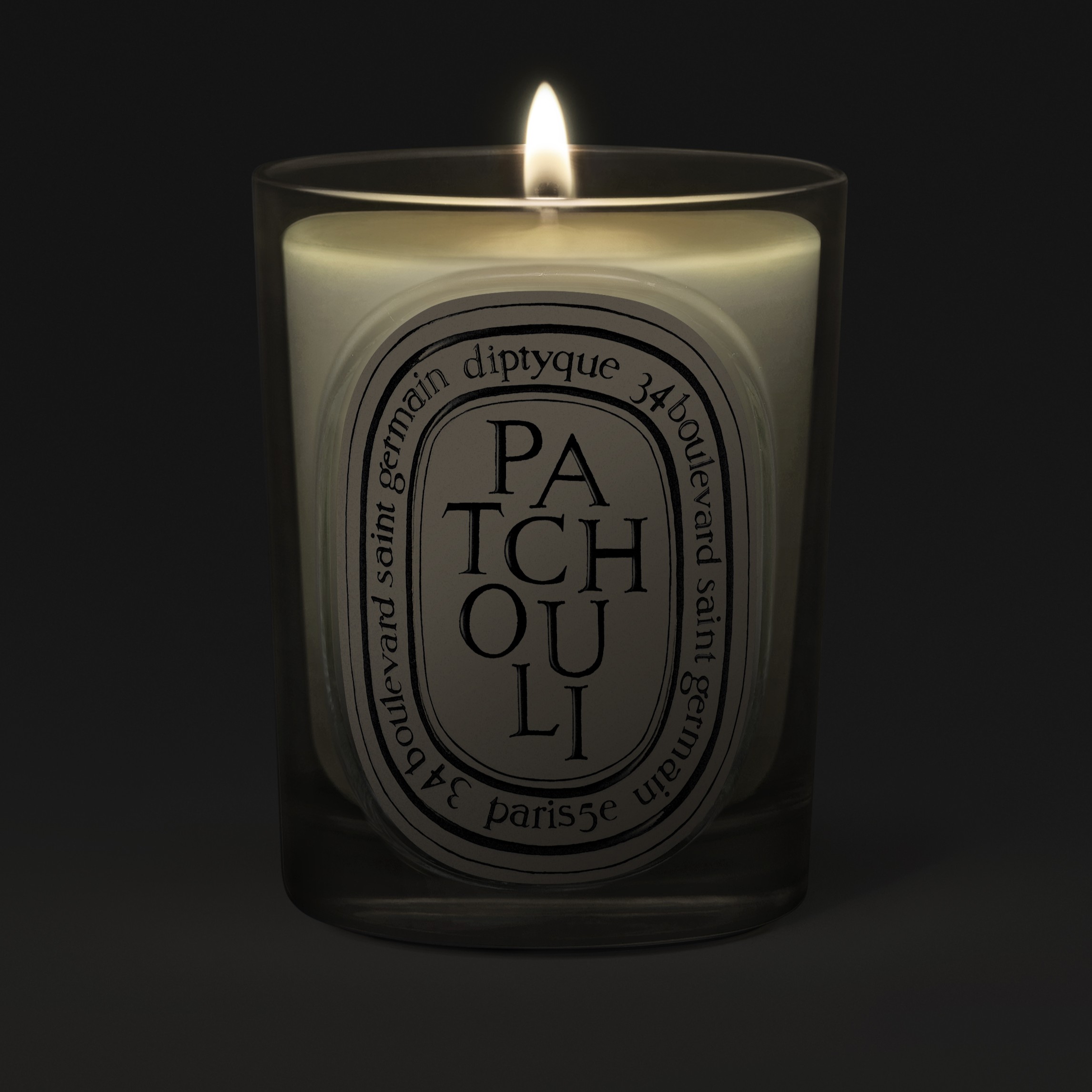diptyque PATCHOULI アロマキャンドル 190g Diptyque Patchouli Classic Candle 190g | Space NK