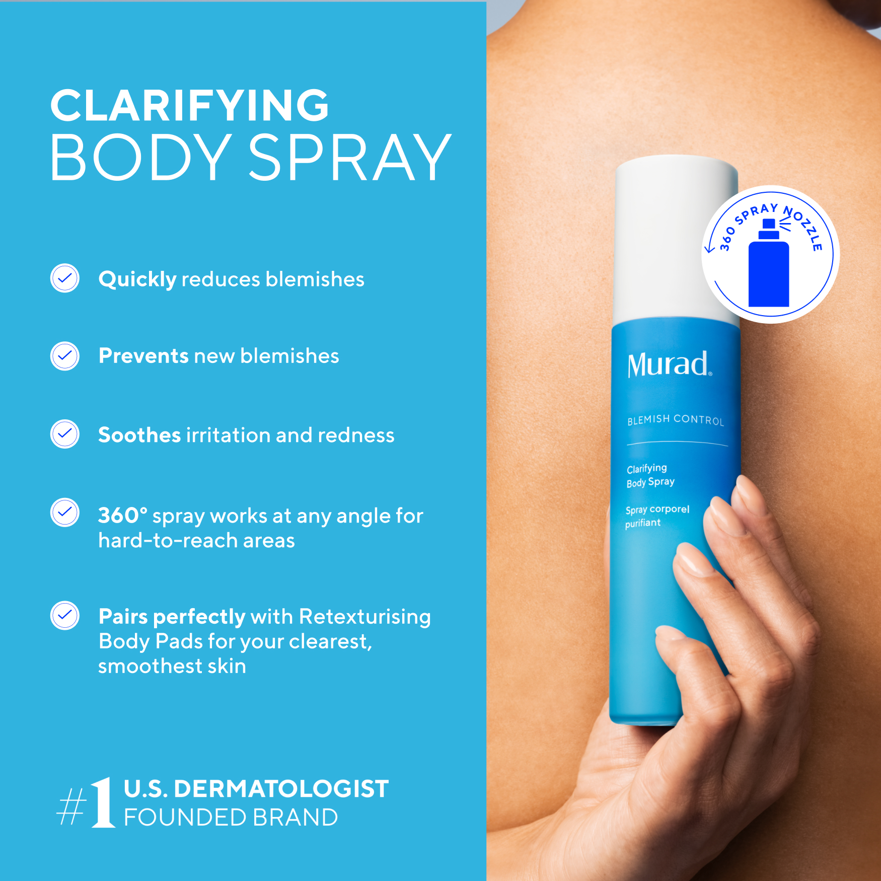 Murad Clarifying Body Spray King's Cross