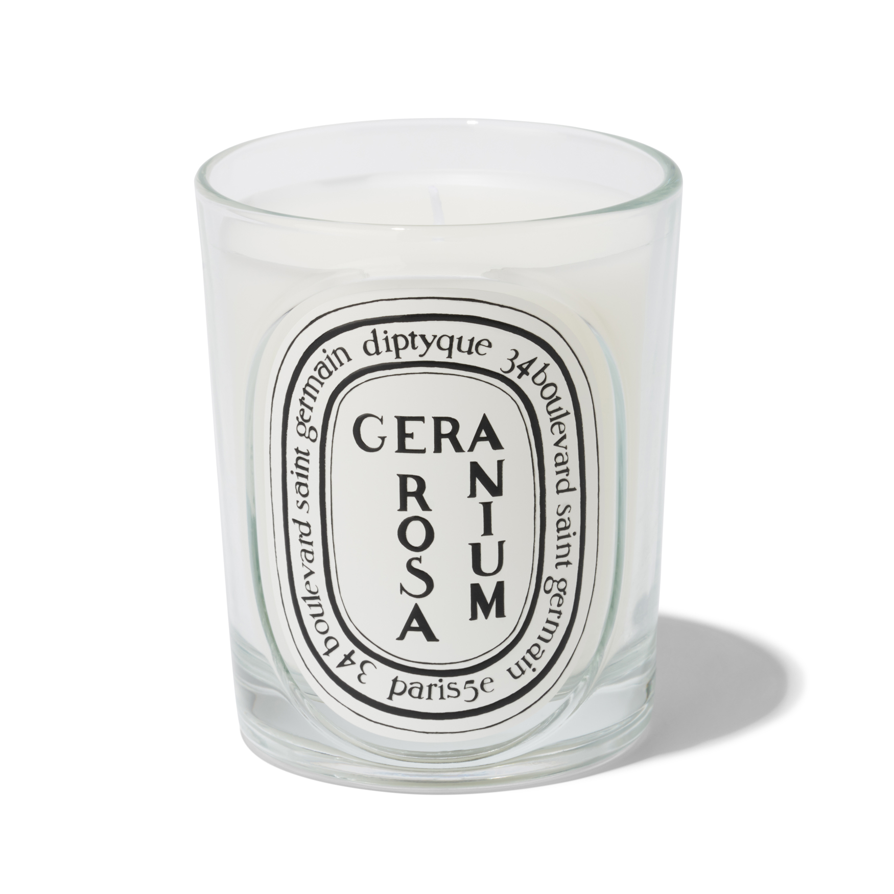 diptyque GERANIUM ROSAキャンドル 190g オードトワレ付 Diptyque Geranium Rosa Classic Candle 190g | Space NK