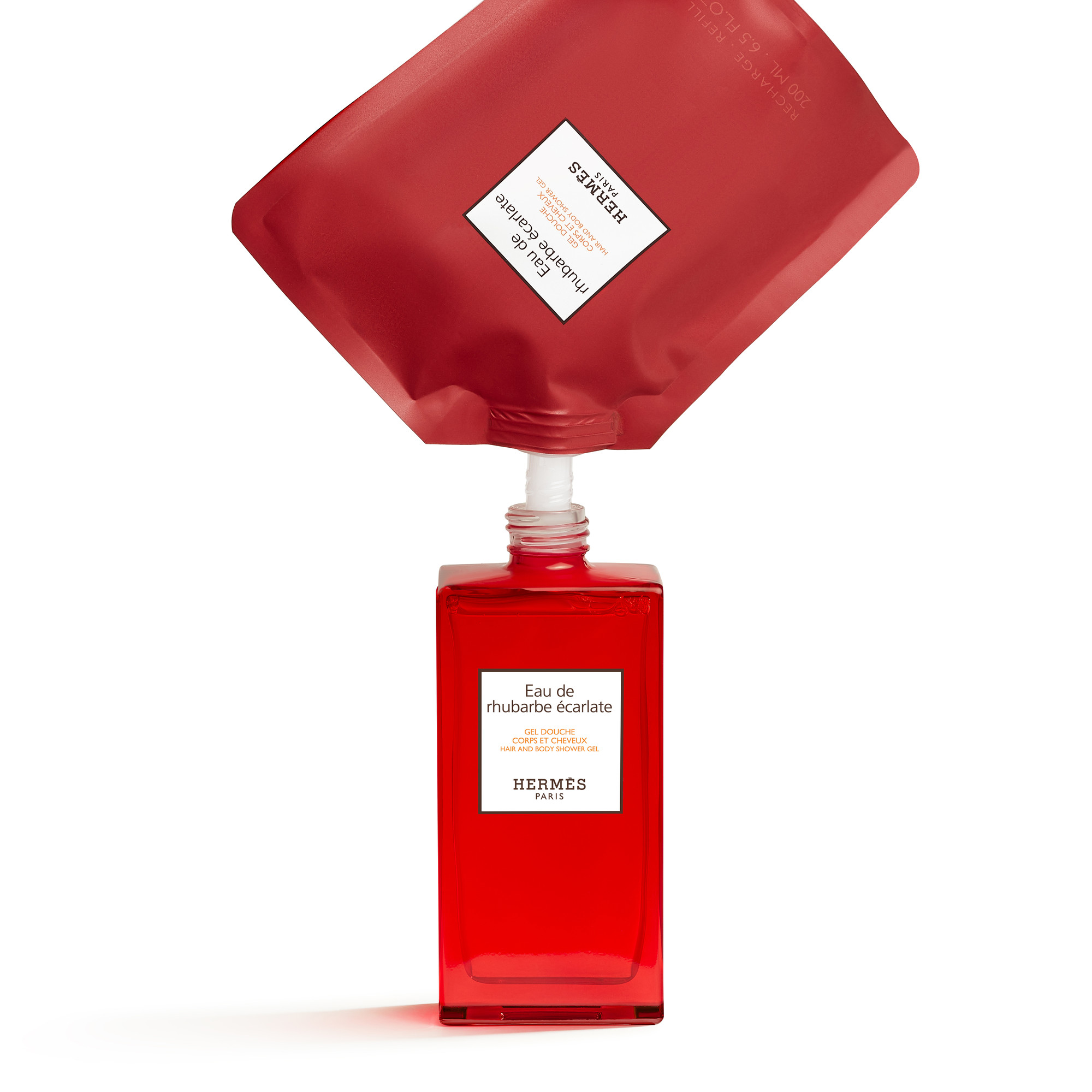 Hermes Eau de Rhubarbe Ecarlate Hair and Body Gel