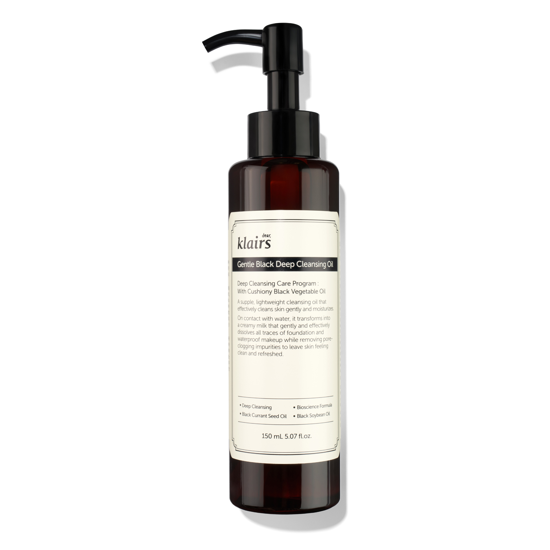 Photos - Facial / Body Cleansing Product Klairs Dear  Gentle Black Deep Cleansing Oil MUK200066438 