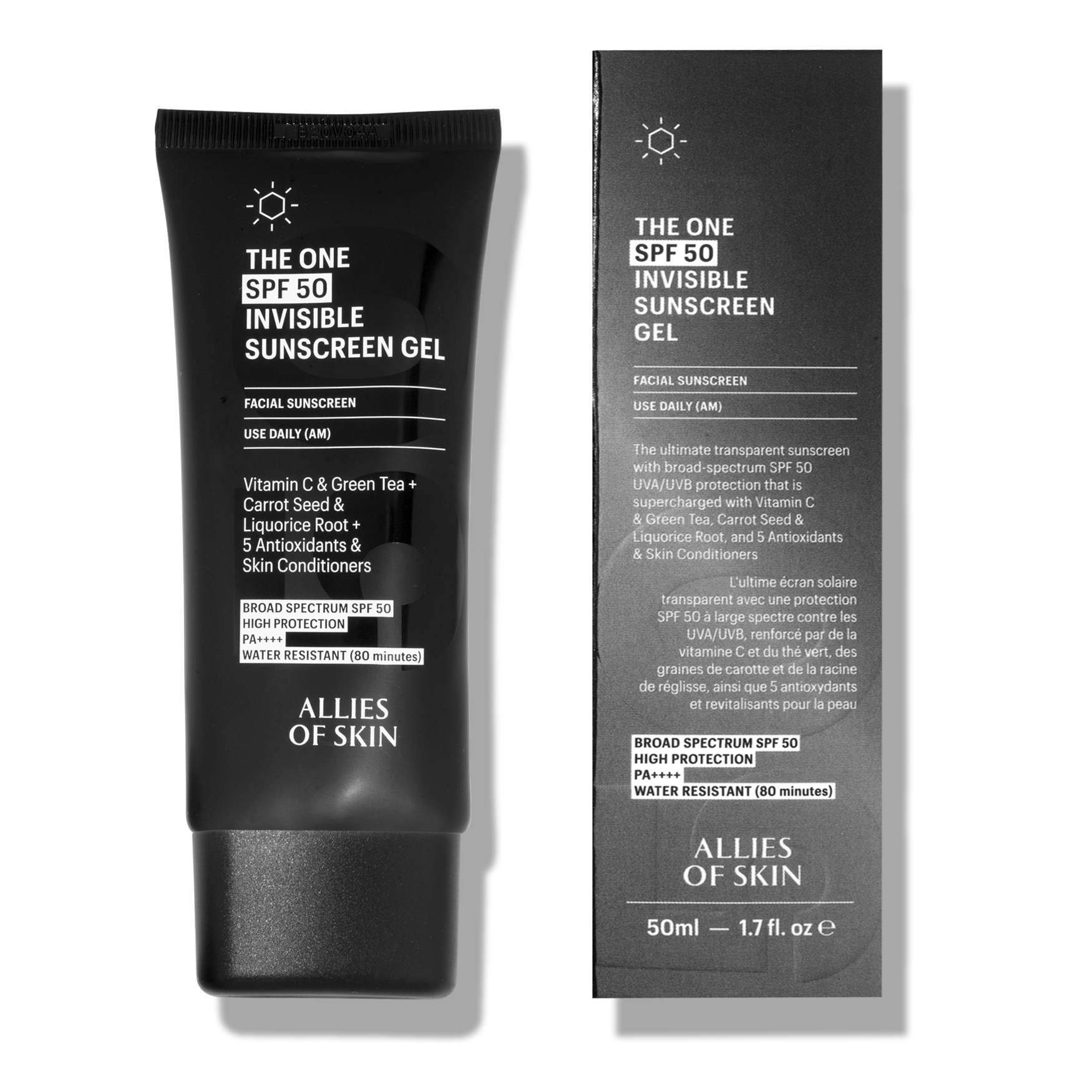 ALLIES OF SKIN THE ONE SPF 50 日焼け止め50ml Allies of Skin The One SPF 50 Invisible Sunscreen Gel | Space NK