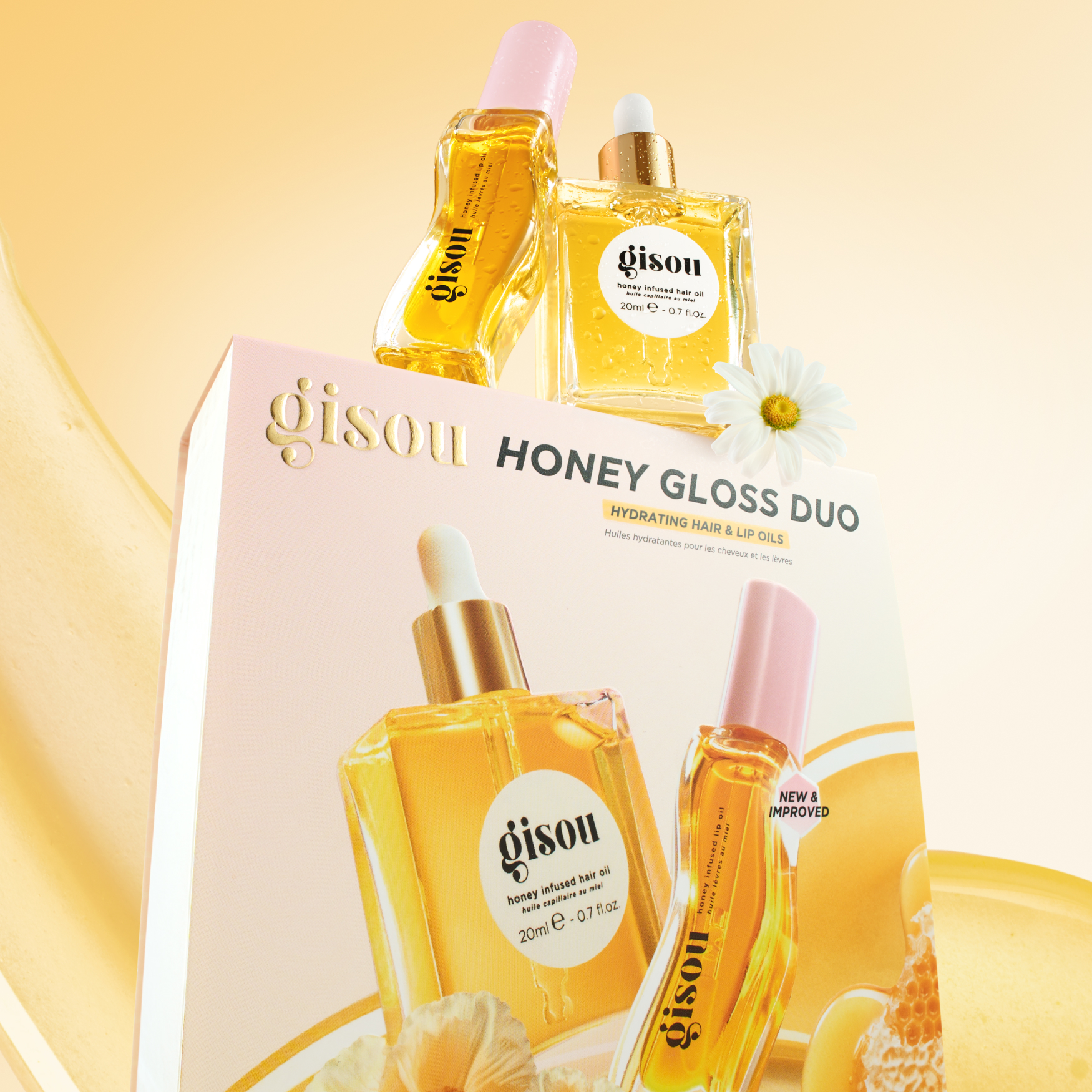 Gisou Honey Gloss Duo | Space NK