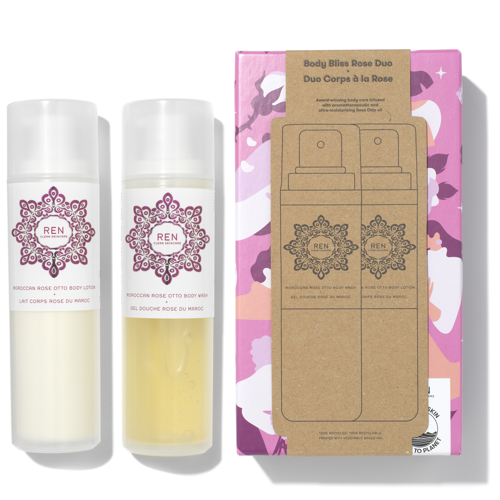 ren clean skincare body bliss rose duo space nk