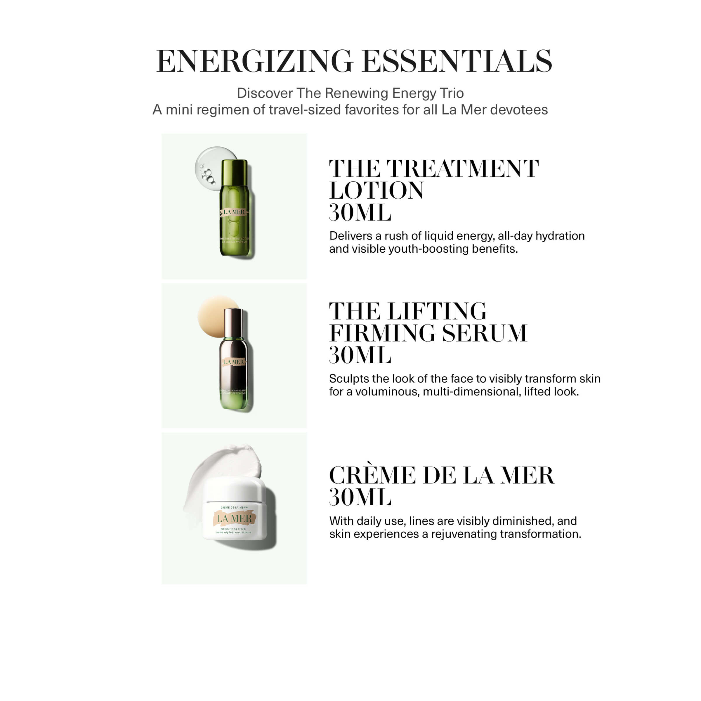 La Mer The Renewing Energy Trio | Space NK