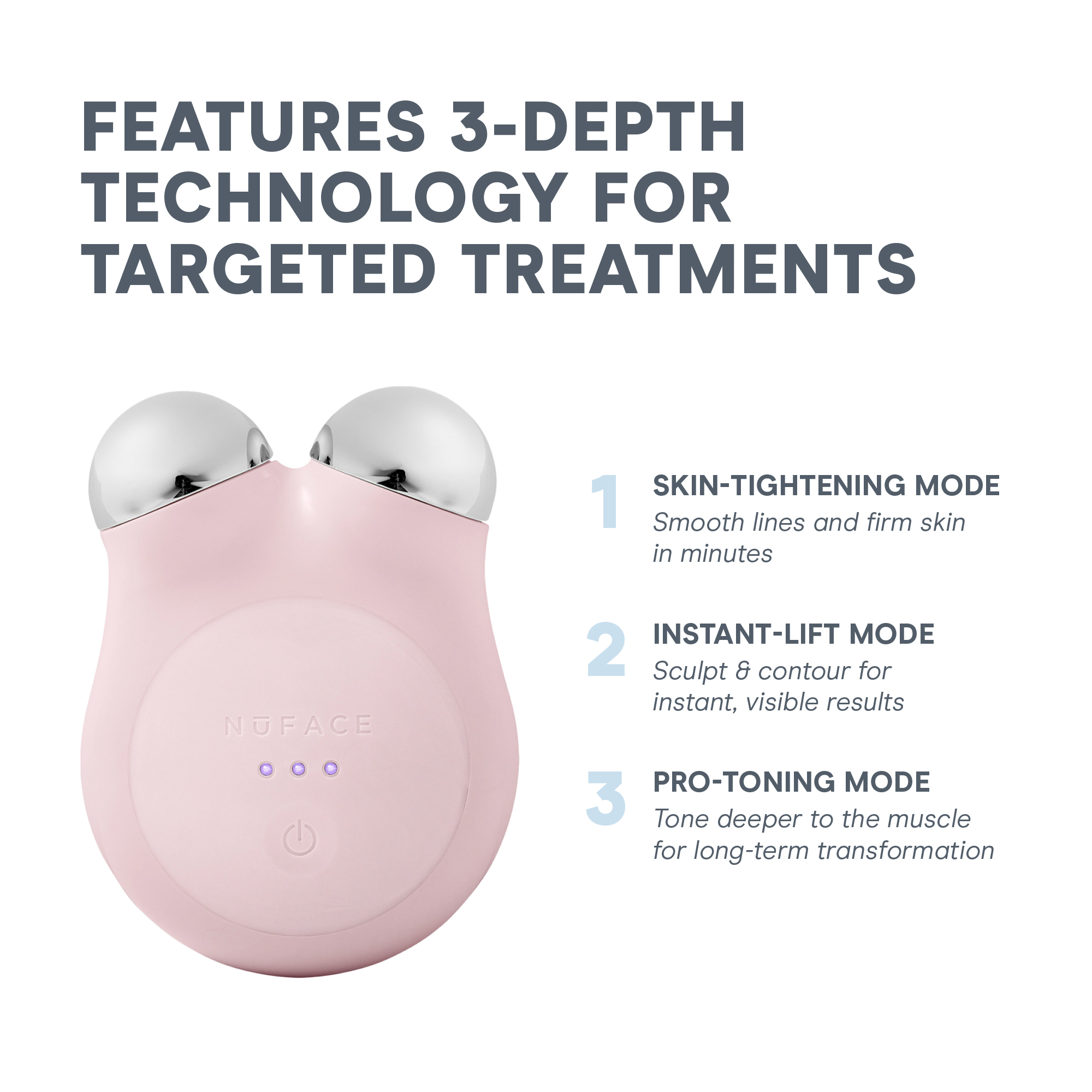 Nuface Nuface Mini + Starter Kit- Sandy Rose | Space NK