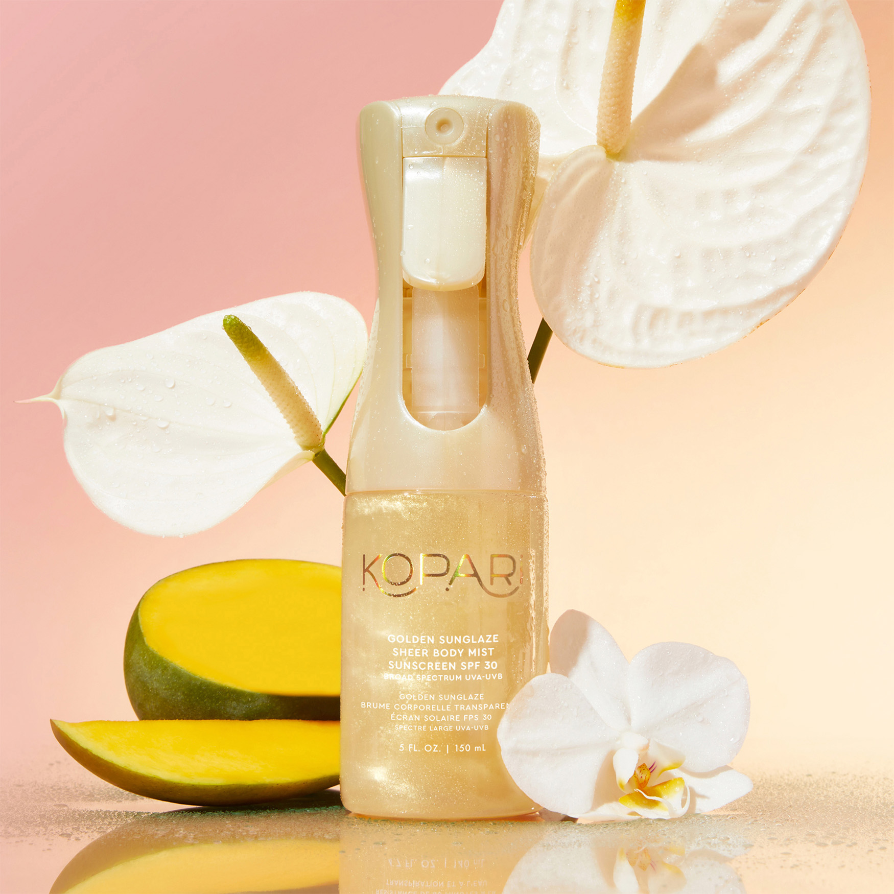 Kopari Golden Sunglaze Sheer Body Mist Sunscreen SPF 30 | Space NK