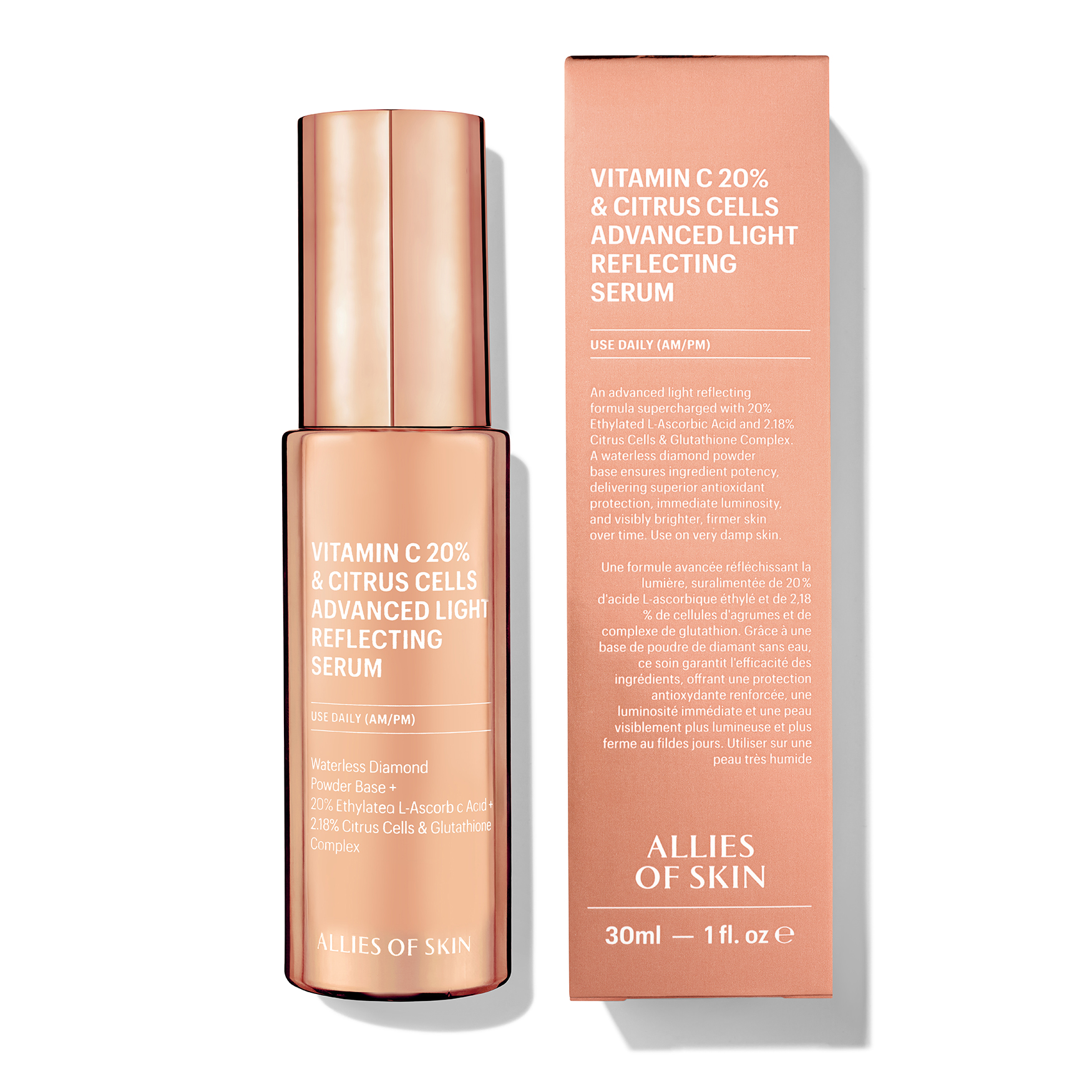 Allies of Skin Vitamin C 20% & Citrus Cells Advanced Light Reflecting Serum 