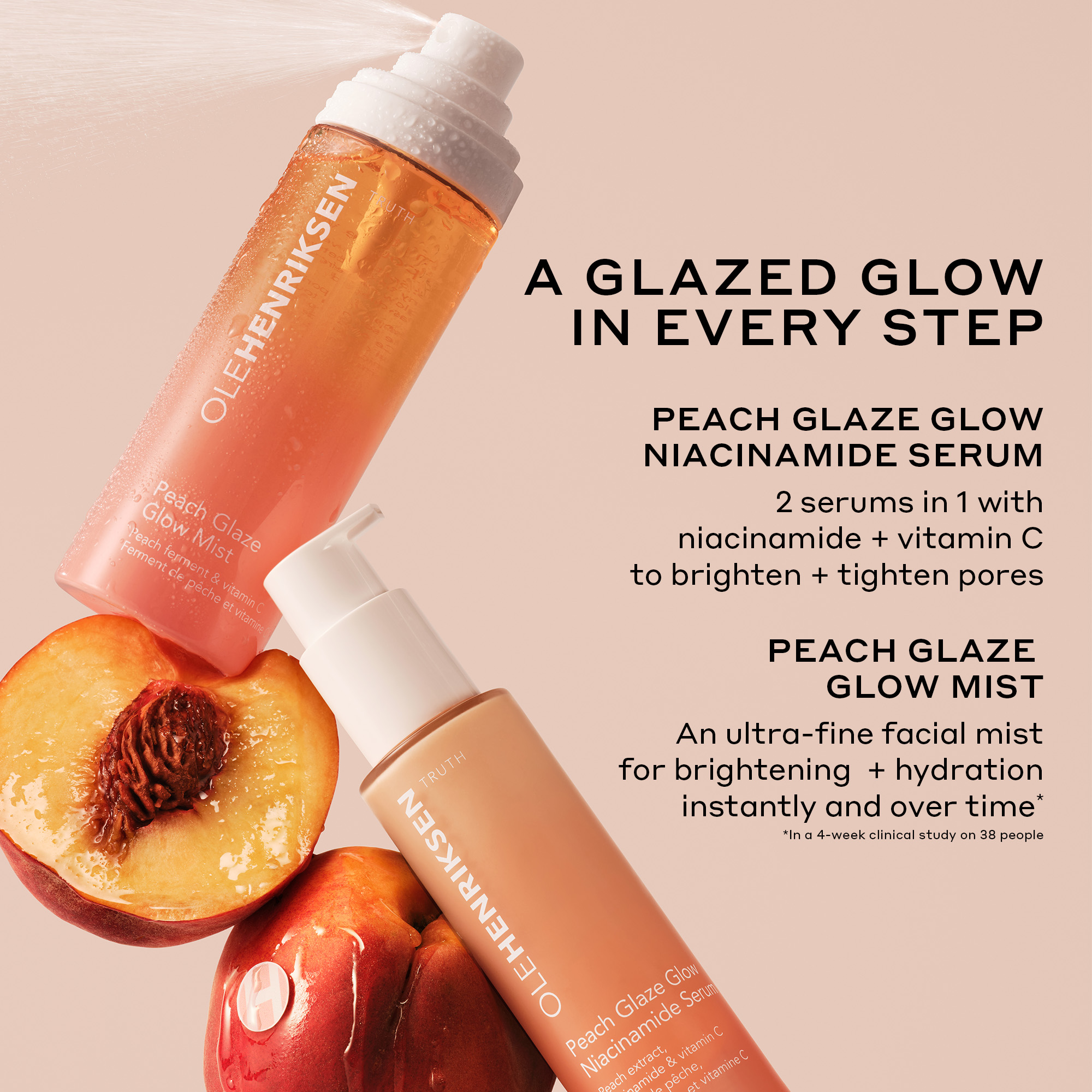 Ole Henriksen Peach Glaze Glow Niacinamide Serum | Space NK