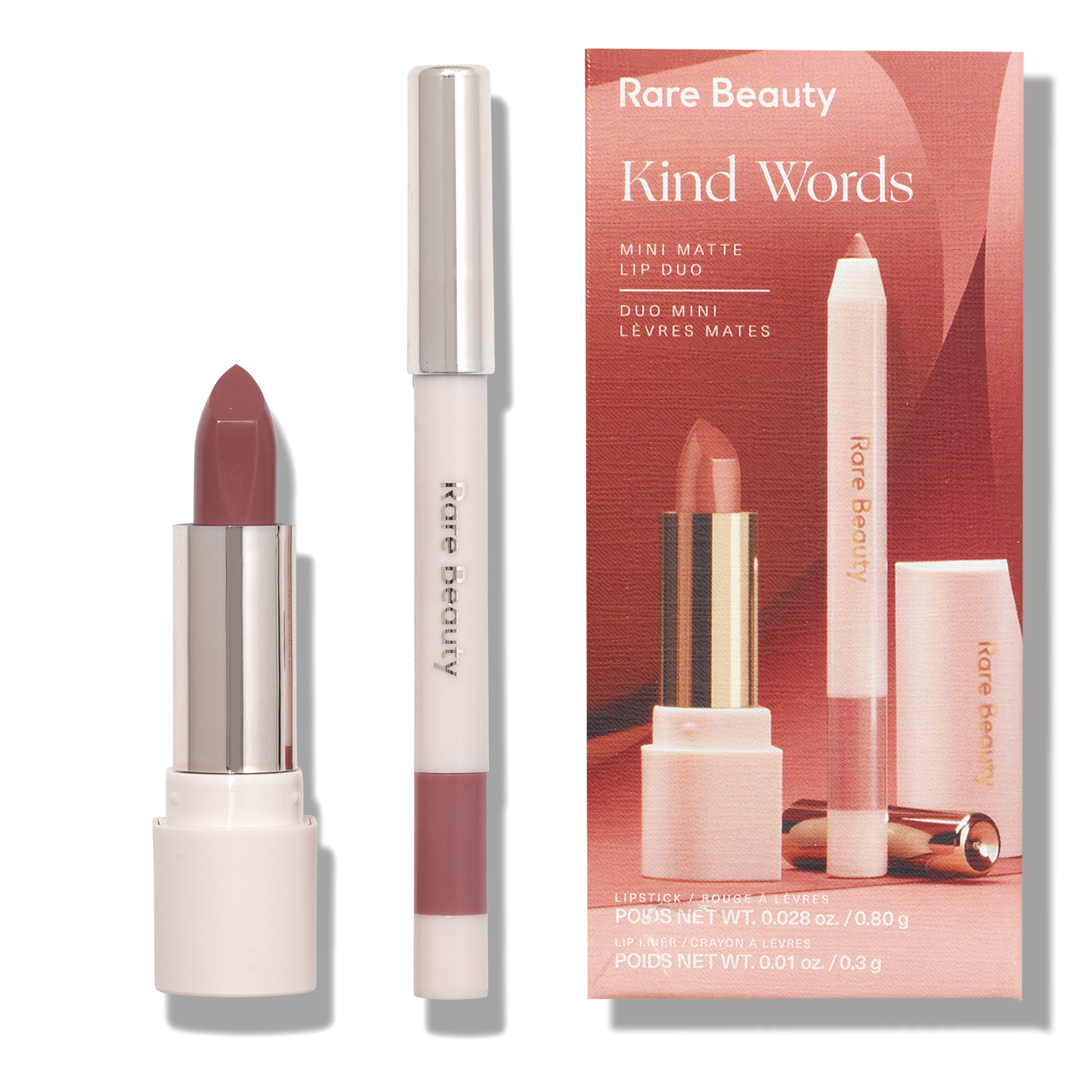 Rare Beauty Mini Matte Lipstick & Matte Lip Liner Duo | Space NK
