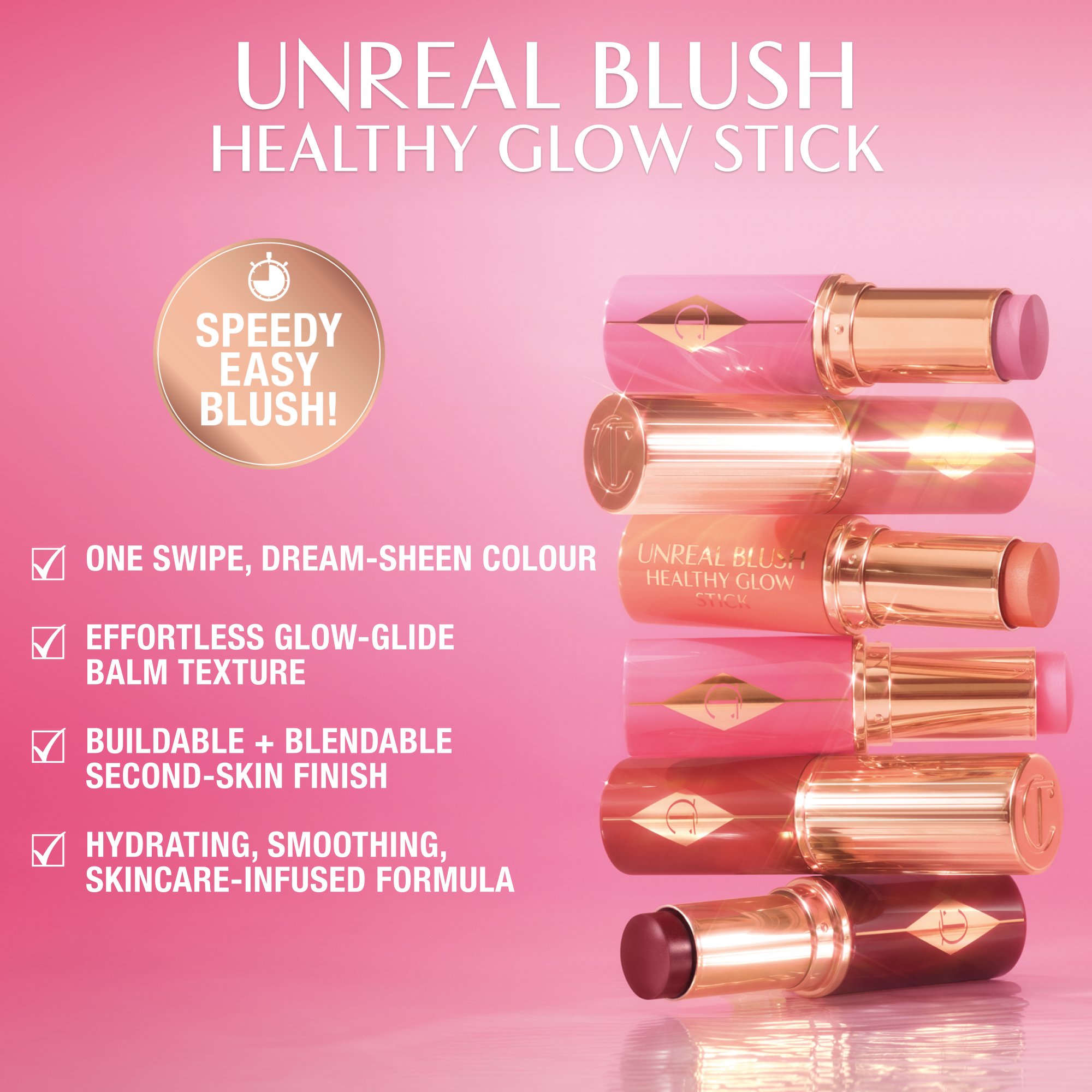 Charlotte Tilbury Unreal Blush Healthy Glow Stick | Space NK