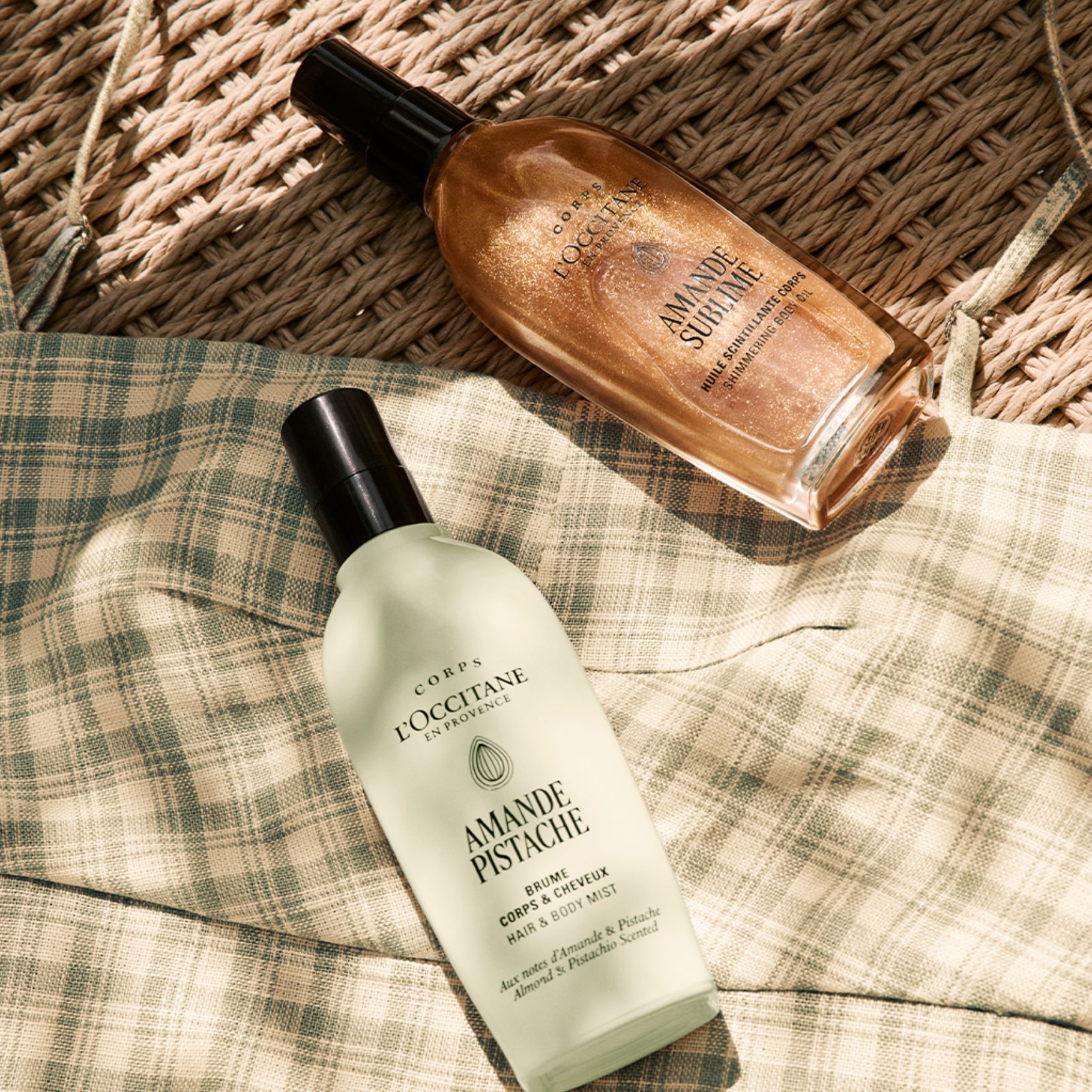 L'Occitane Almond (Amande) Pistache Hair & Body Mist | Space NK