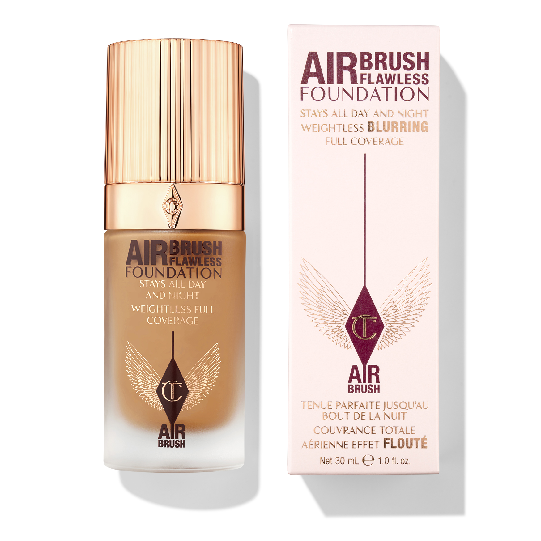 ファンデーション Charlotte Tilbury AIRBRUSH FLAWLESS Charlotte Tilbury Airbrush Flawless Foundation in 7 Neutral | REVOLVE