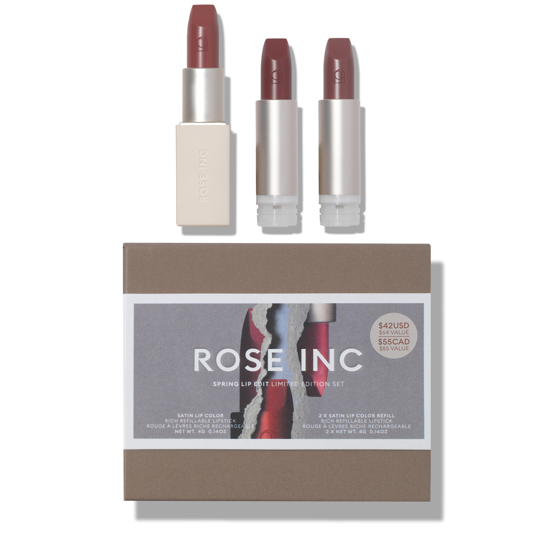 Rose Inc Spring Lip Edit - Limited Edition Set