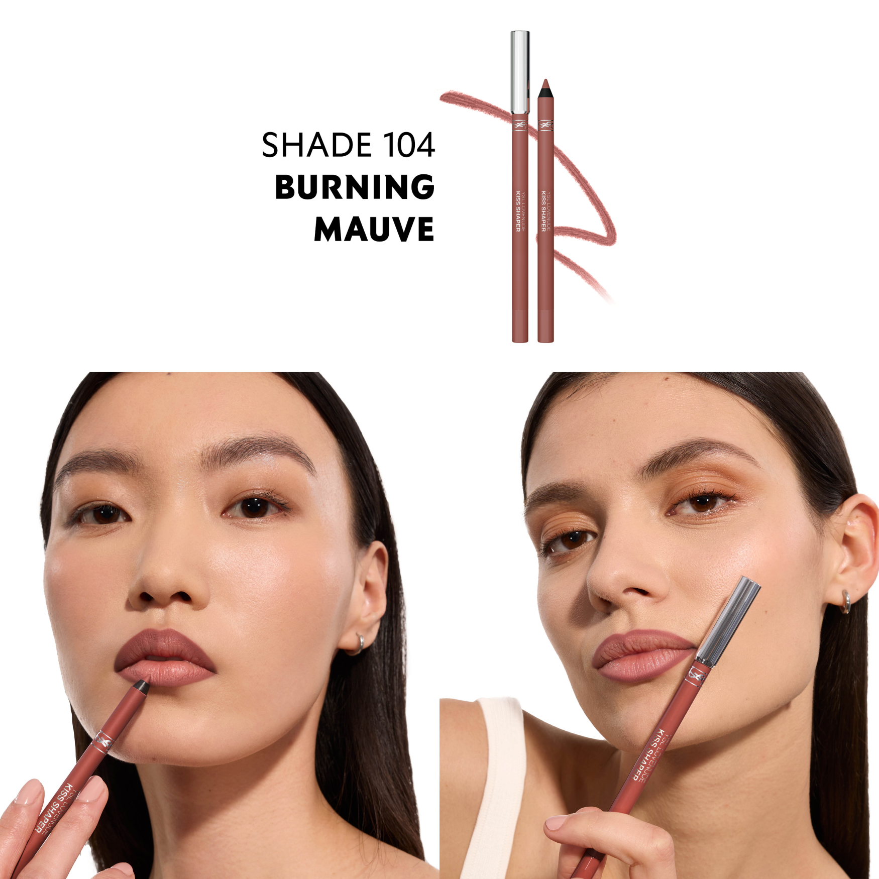 YSL BEAUTY LOVENUDE Kiss Shaper Sculpting Lip Liner | Space NK