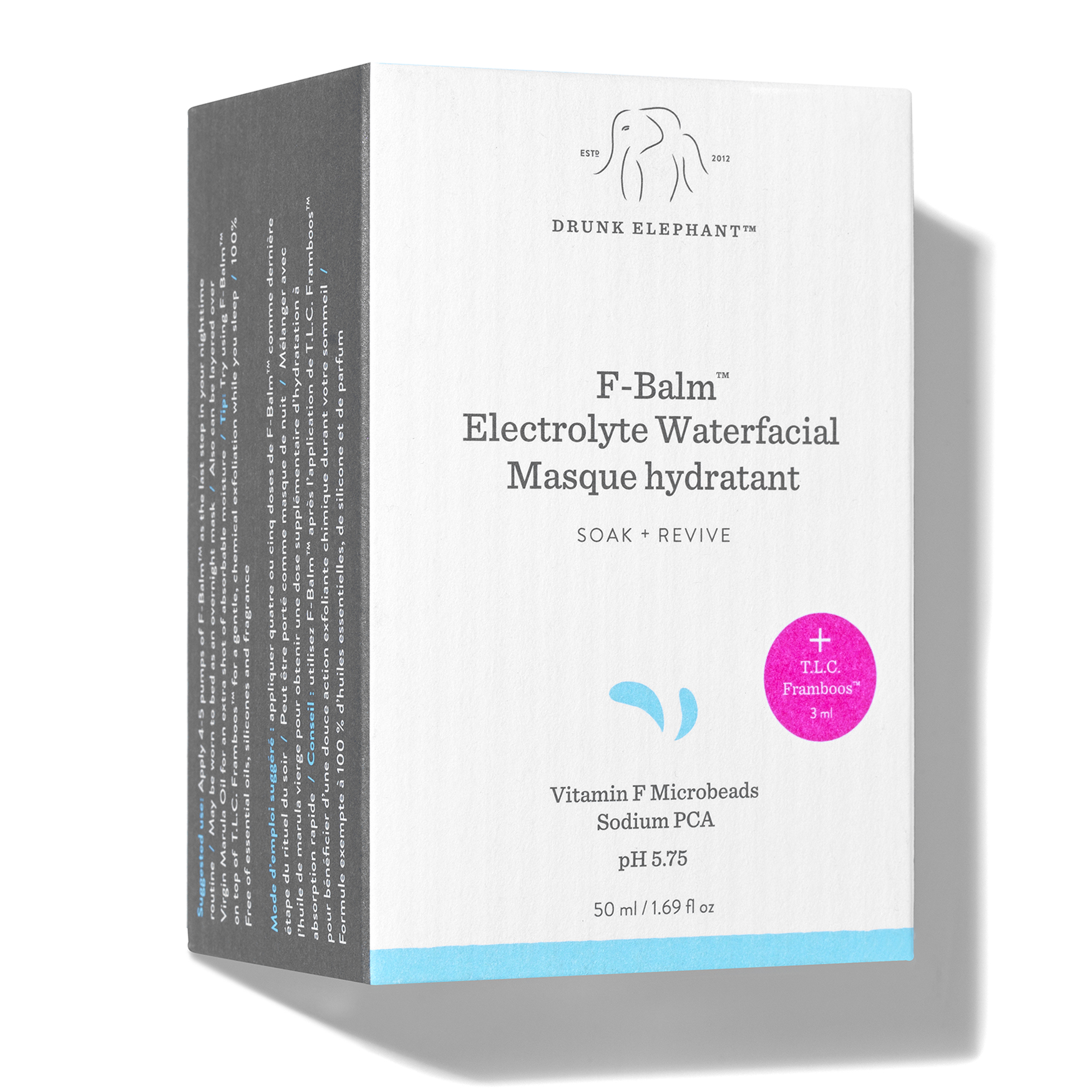  Drunk Elephant Mask Parade kit: deeply hydrates, exfoliates,  and fades stubborn spots - Includes F-Balm Electrolyte Waterfacial, T.L.C.  Sukari Babyfacial, and Bouncy Brightfacial : Beauty & Personal Care