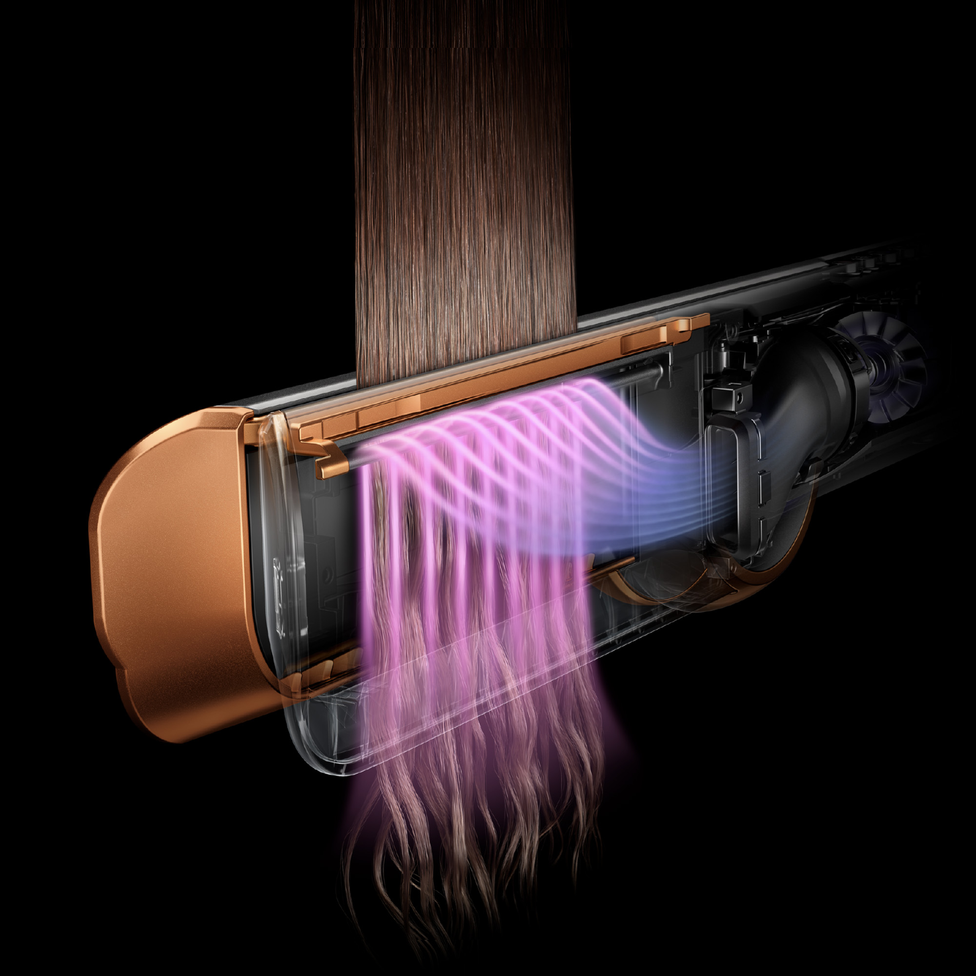 (アメリカ購入)INGLAM airstrait エアストレート Dyson Airstrait Straightener - Nickel/Copper - BRAND NEW | eBay