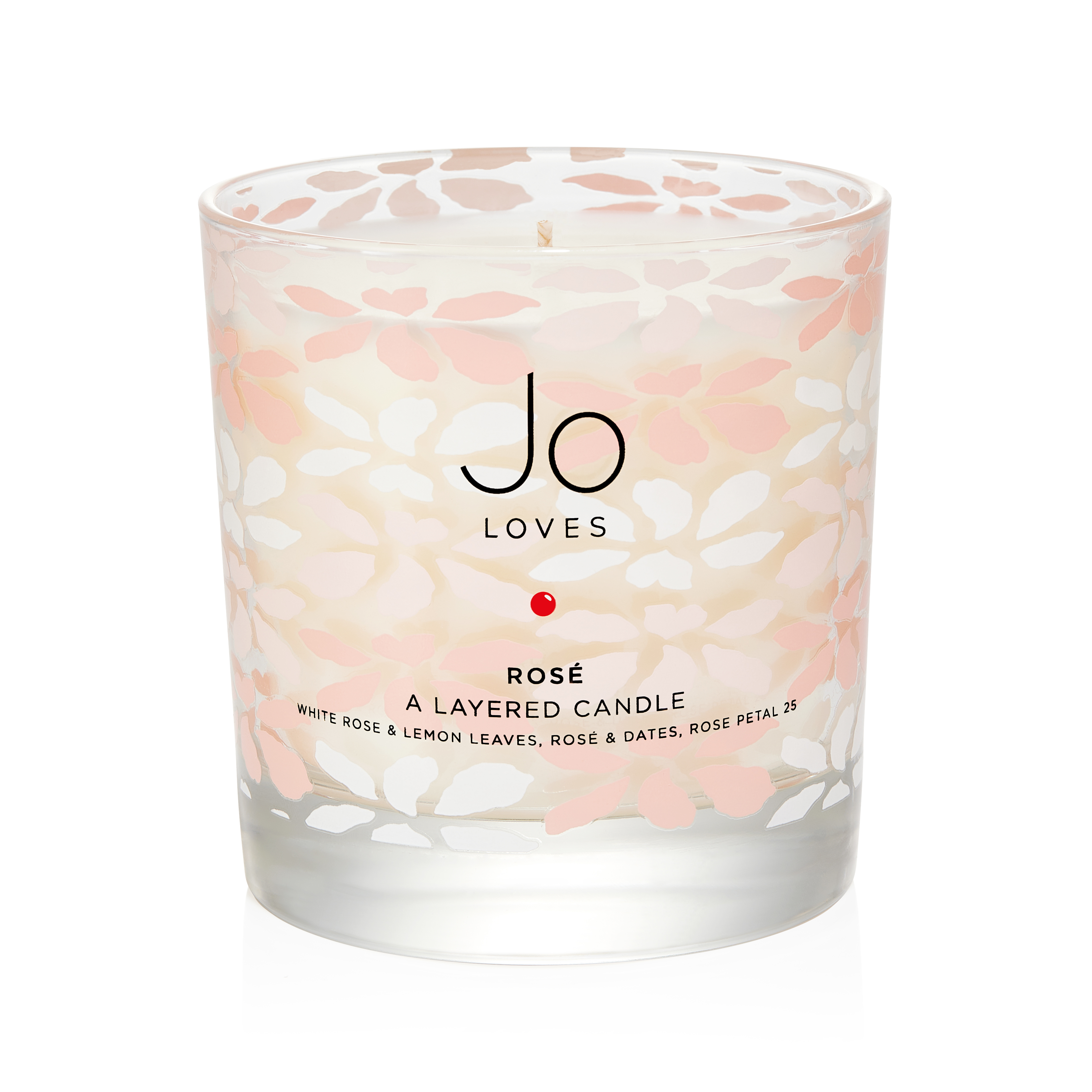 Candle Jo Loves Rose Petal 25 Jo Loves Rose Petal 25 185g Candle UK