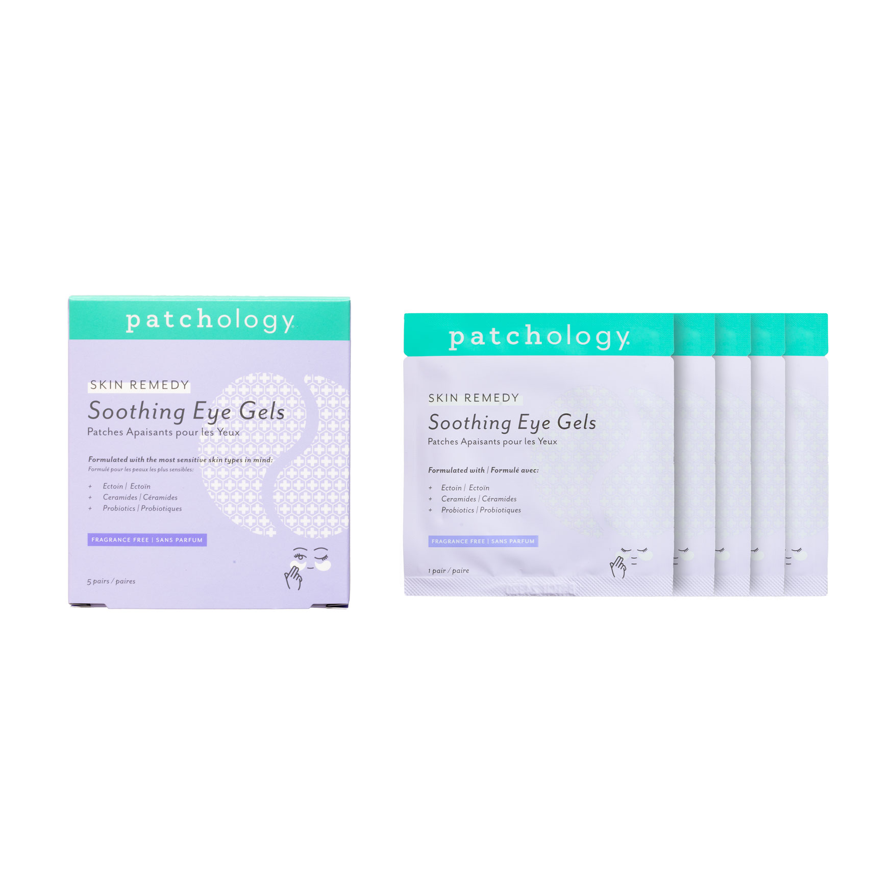 Patchology Skin Remedy Soothing Eye Gels - 5 Pack