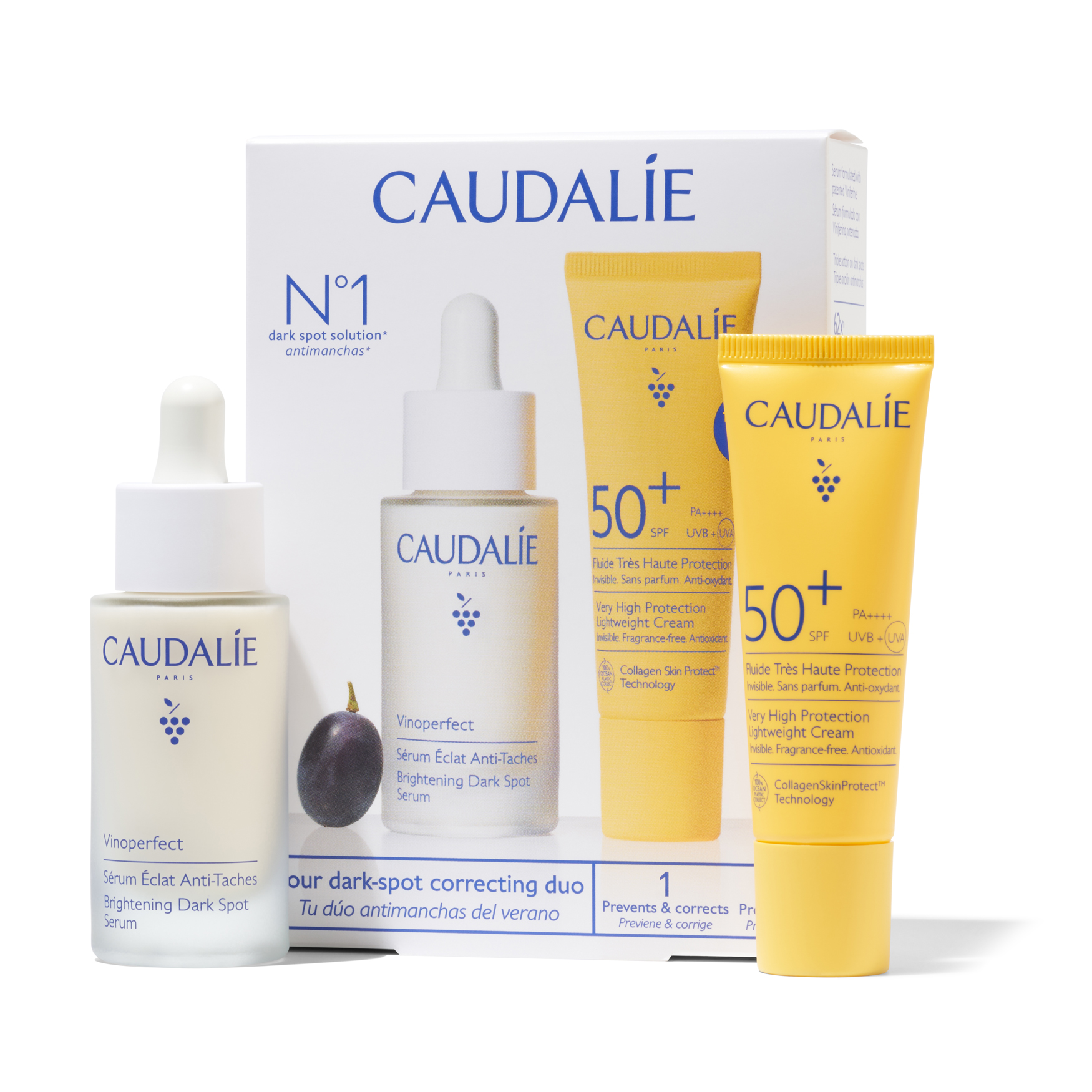 Caudalie Vinoperfect Serum & Suncare Set | Space NK